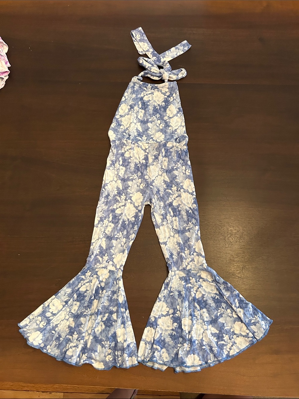 Bums & roses 2T bell bottom romper